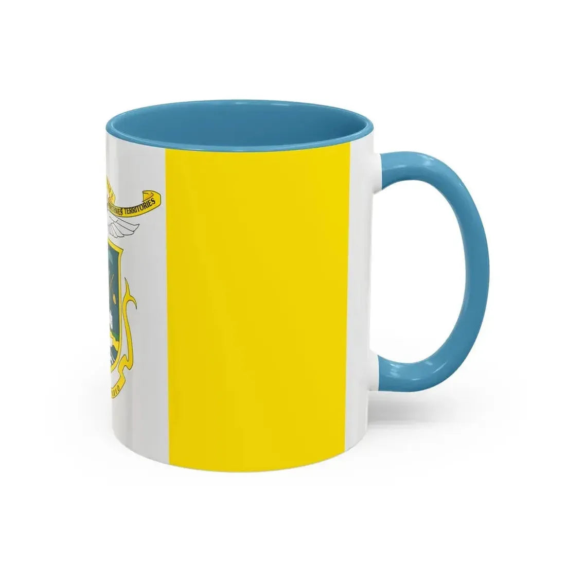 Flag of Yellowknife NWT Canada - Accent Coffee Mug - Go Mug Yourself