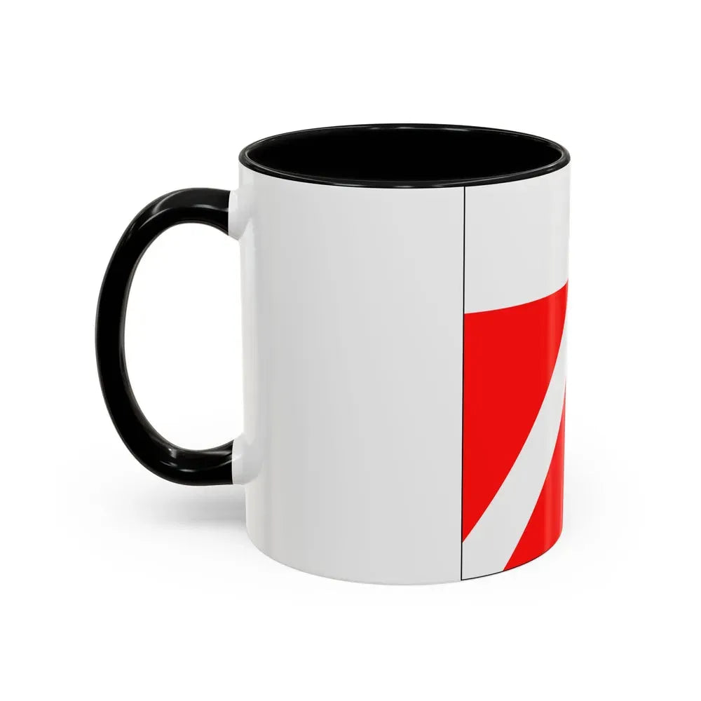 Flag of Yens Switzerland - Accent Coffee Mug - Go Mug Yourself