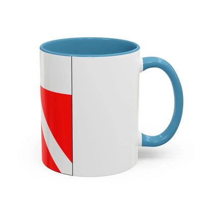 Flag of Yens Switzerland - Accent Coffee Mug - Go Mug Yourself