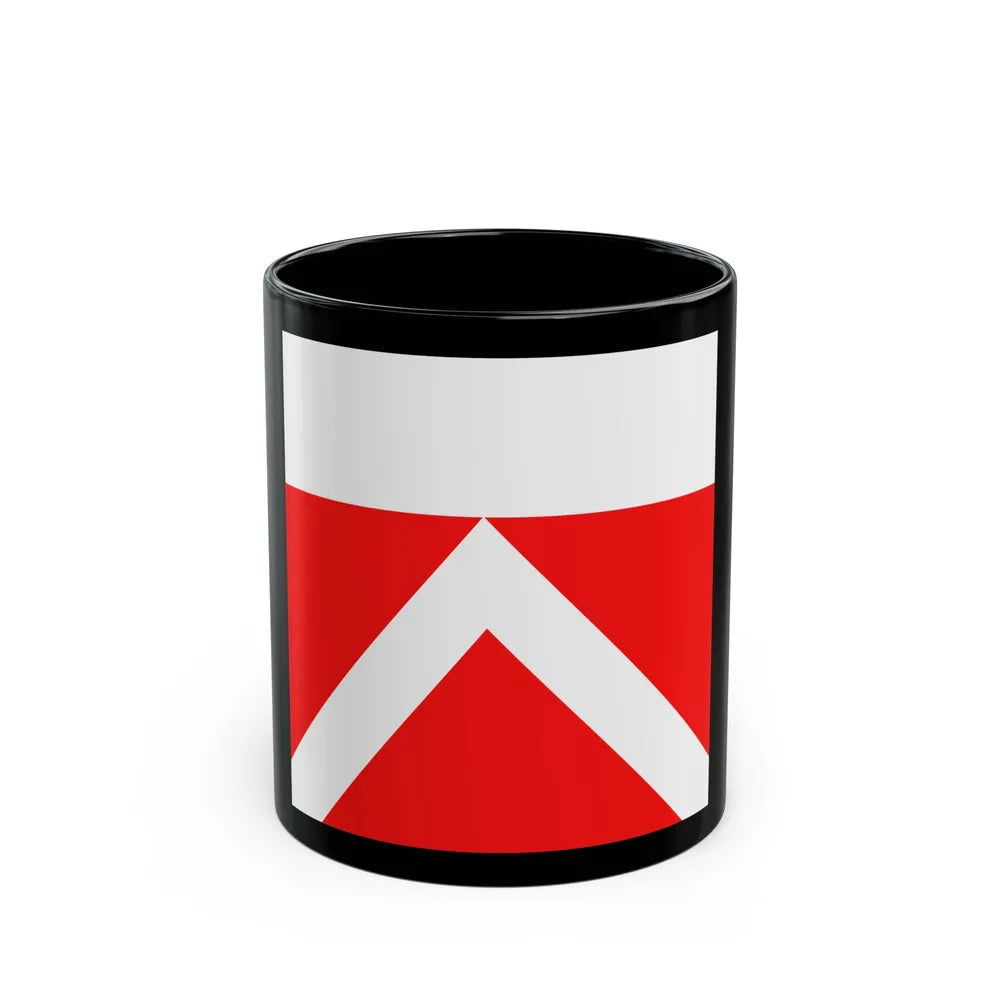 Flag of Yens Switzerland - Black Coffee Mug-11oz-Go Mug Yourself