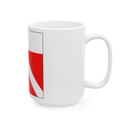 Flag of Yens Switzerland - White Coffee Mug - Go Mug Yourself