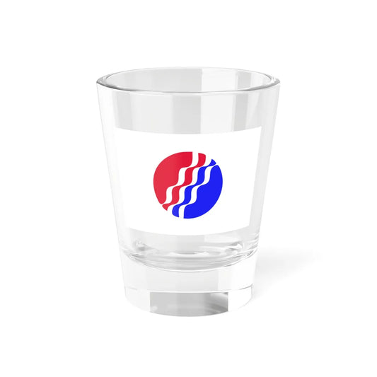 Flag of Yeocheon City 1986-1996 (Korea) Shot Glass 1.5oz 1.5oz - Go Mug Yourself
