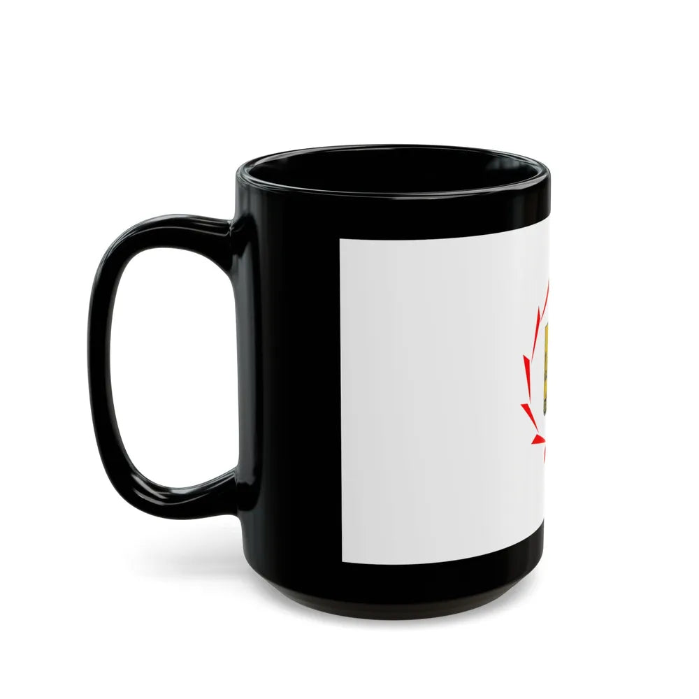 Flag of Yerevan Armenia - Black Coffee Mug-Go Mug Yourself