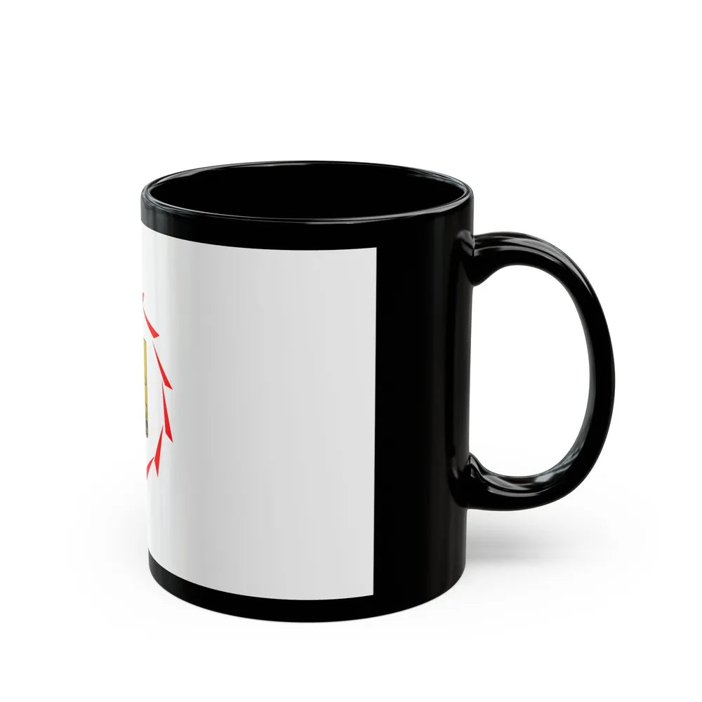 Flag of Yerevan Armenia - Black Coffee Mug-Go Mug Yourself