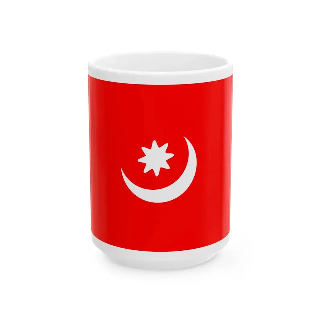 Flag of Yettishar 1865-1873 (China) White Coffee Mug 15oz - Go Mug Yourself