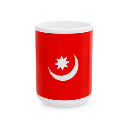 Flag of Yettishar 1865-1873 (China) White Coffee Mug 15oz - Go Mug Yourself