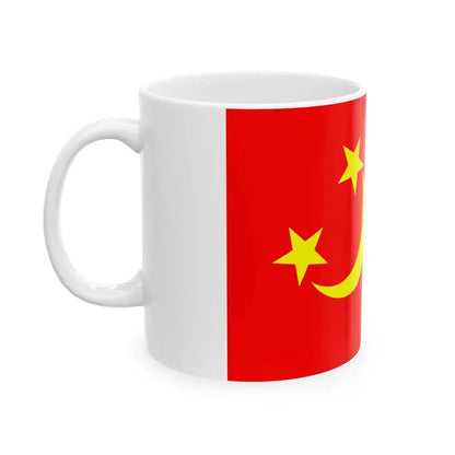 Flag of Yettishar 1873-1877 (China) White Coffee Mug - Go Mug Yourself