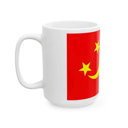 Flag of Yettishar 1873-1877 (China) White Coffee Mug - Go Mug Yourself