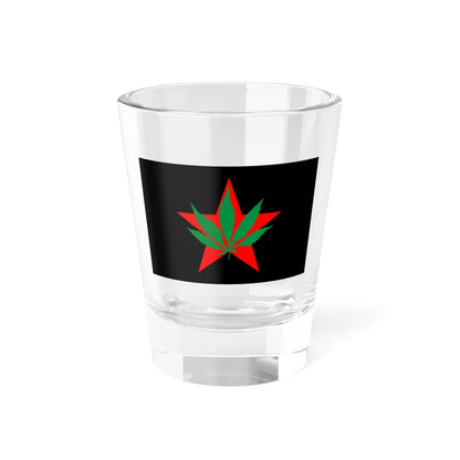 Flag of Yippies (United States) Shot Glass 1.5oz 1.5oz - Go Mug Yourself