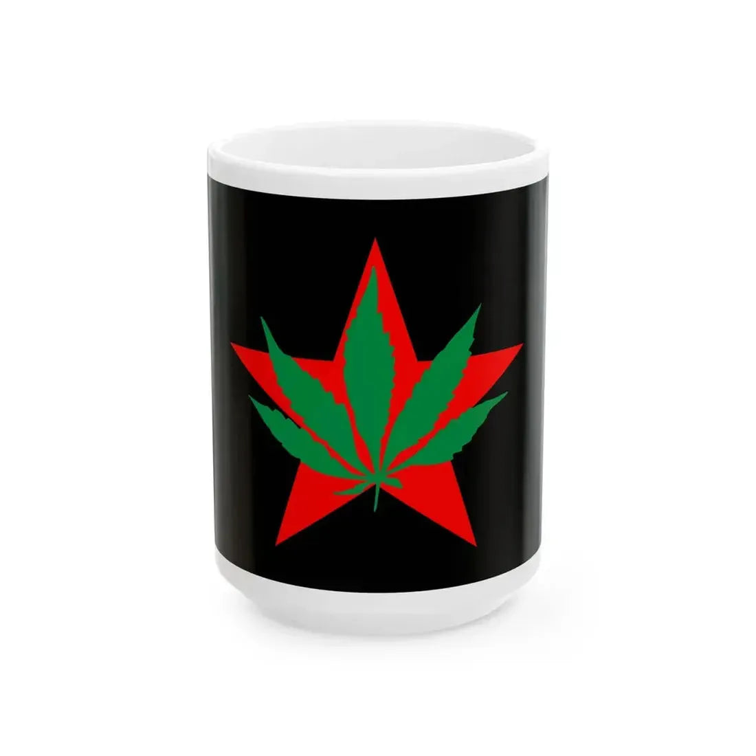 Flag of Yippies (United States) White Coffee Mug 15oz - Go Mug Yourself