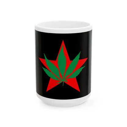 Flag of Yippies (United States) White Coffee Mug 15oz - Go Mug Yourself