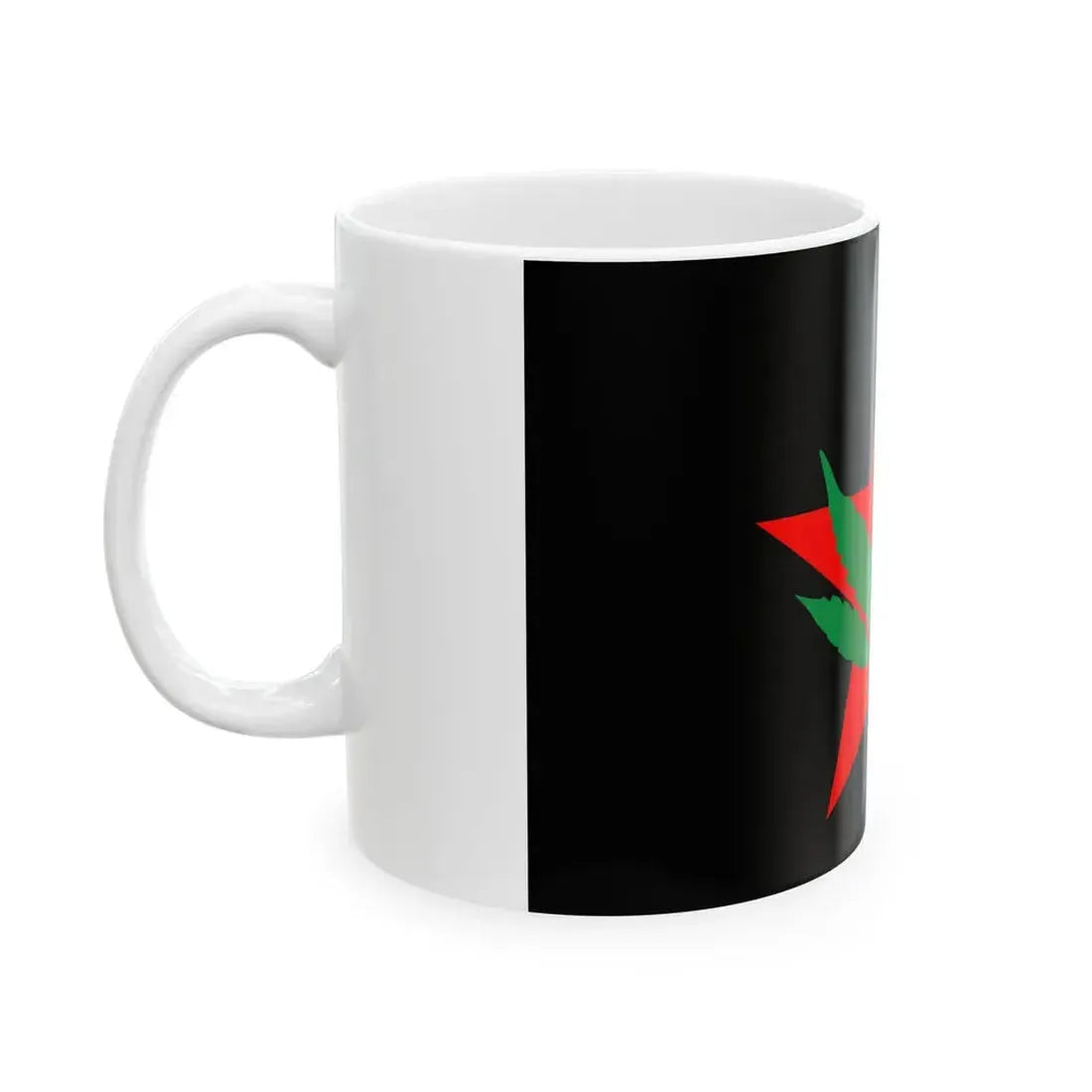 Flag of Yippies (United States) White Coffee Mug - Go Mug Yourself