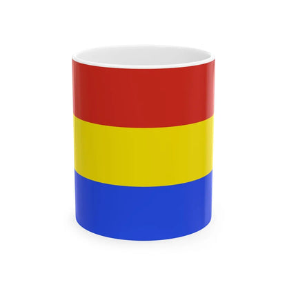 Flag of Yocalla Bolivia (Bolivia) White Coffee Mug 11oz - Go Mug Yourself