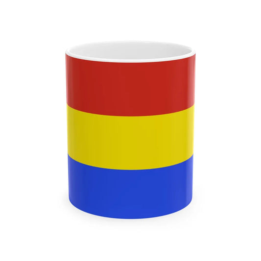Flag of Yocalla Bolivia (Bolivia) White Coffee Mug 11oz - Go Mug Yourself