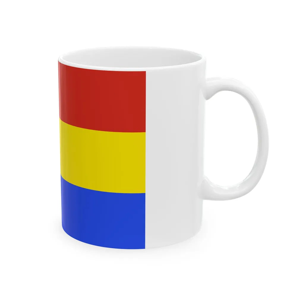 Flag of Yocalla Bolivia (Bolivia) White Coffee Mug - Go Mug Yourself