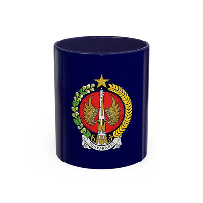 Flag of Yogyakarta Indonesia - Accent Coffee Mug 11oz Navy - Go Mug Yourself