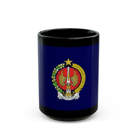 Flag of Yogyakarta Indonesia - Black Coffee Mug 15oz - Go Mug Yourself