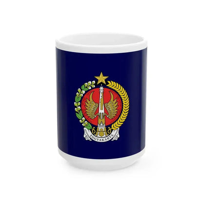 Flag of Yogyakarta Indonesia - White Coffee Mug 15oz - Go Mug Yourself