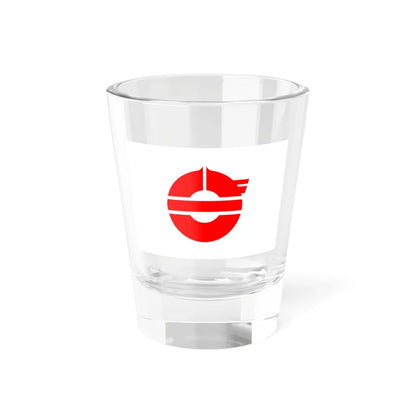 Flag of Yokaichiba Chiba 1954-2006 (Japan) Shot Glass 1.5oz 1.5oz - Go Mug Yourself