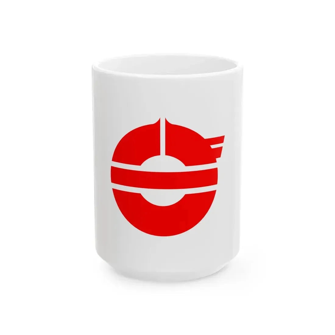 Flag of Yokaichiba Chiba 1954-2006 (Japan) White Coffee Mug 15oz - Go Mug Yourself