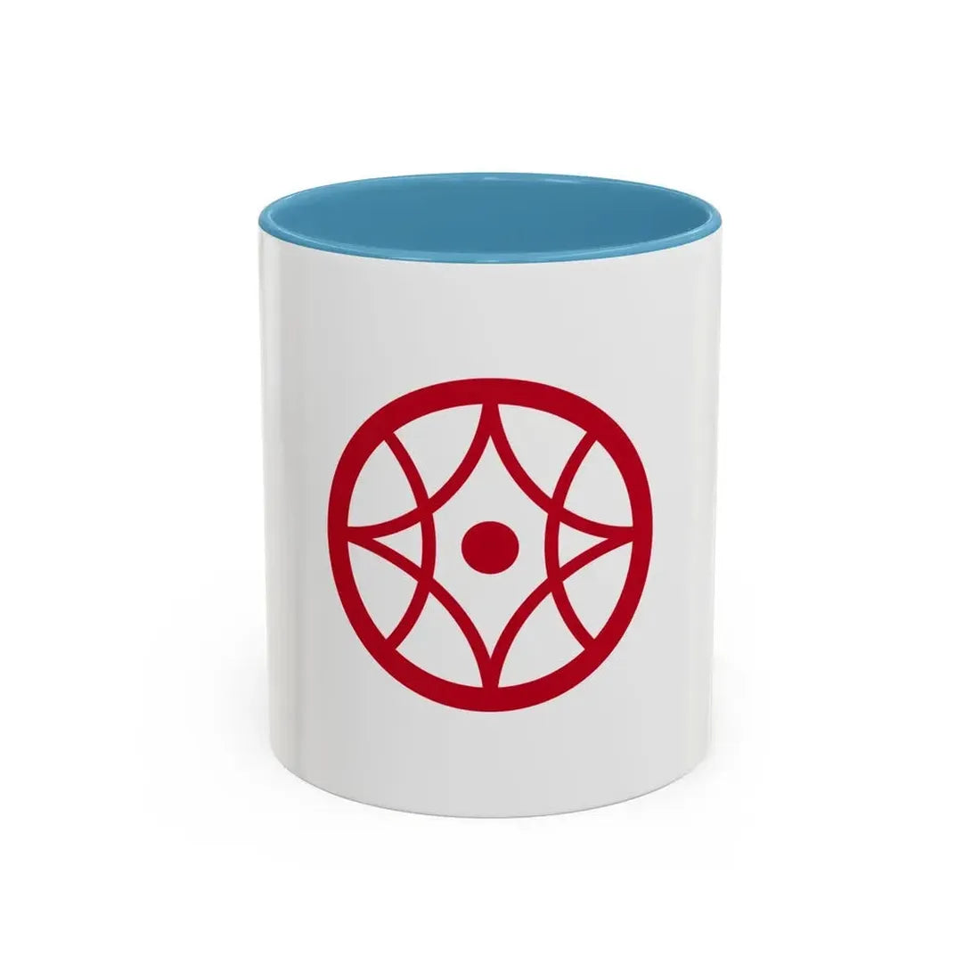 Flag of Yokkaichi Mie Japan - Accent Coffee Mug 11oz Light Blue - Go Mug Yourself
