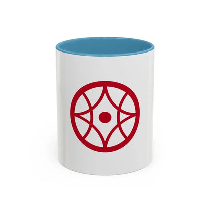 Flag of Yokkaichi Mie Japan - Accent Coffee Mug 11oz Light Blue - Go Mug Yourself