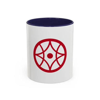 Flag of Yokkaichi Mie Japan - Accent Coffee Mug 11oz Navy - Go Mug Yourself