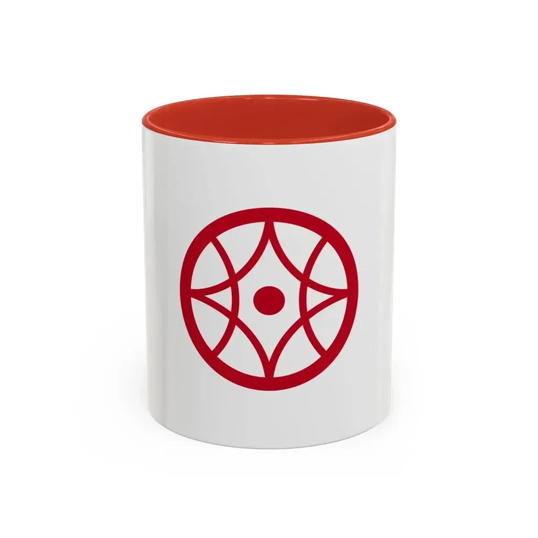 Flag of Yokkaichi Mie Japan - Accent Coffee Mug 11oz Red - Go Mug Yourself