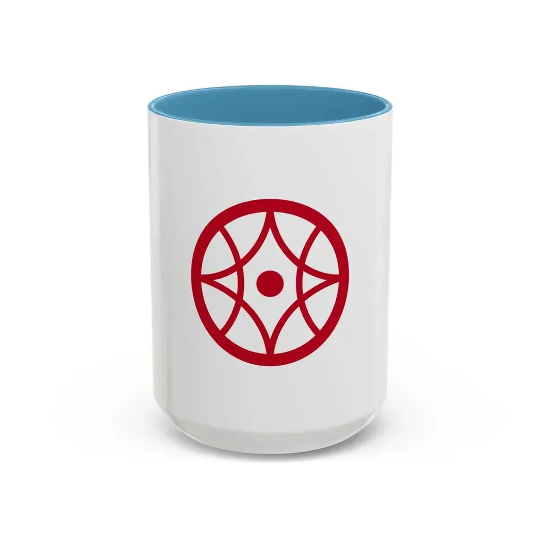 Flag of Yokkaichi Mie Japan - Accent Coffee Mug 15oz Light Blue - Go Mug Yourself