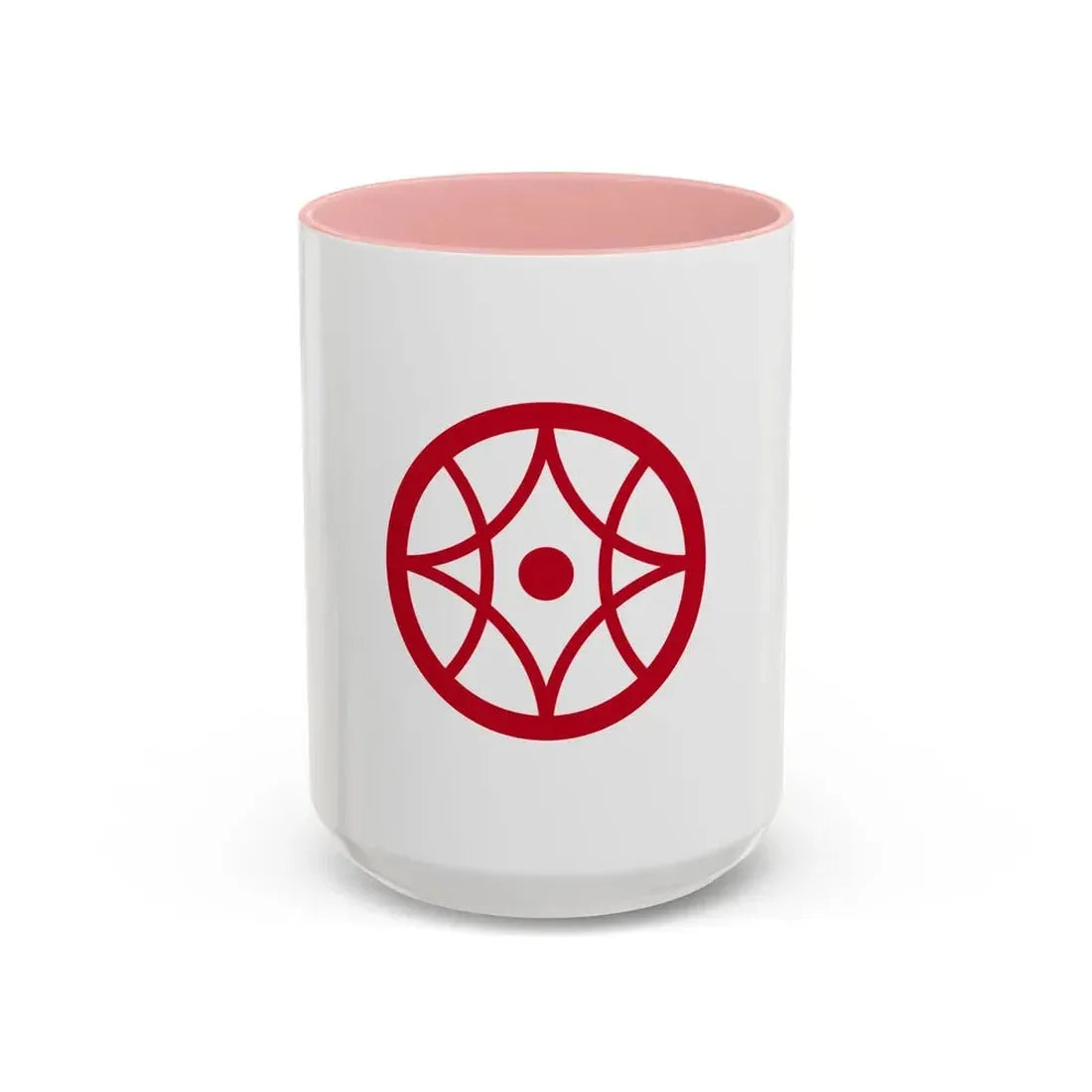 Flag of Yokkaichi Mie Japan - Accent Coffee Mug 15oz Pink - Go Mug Yourself