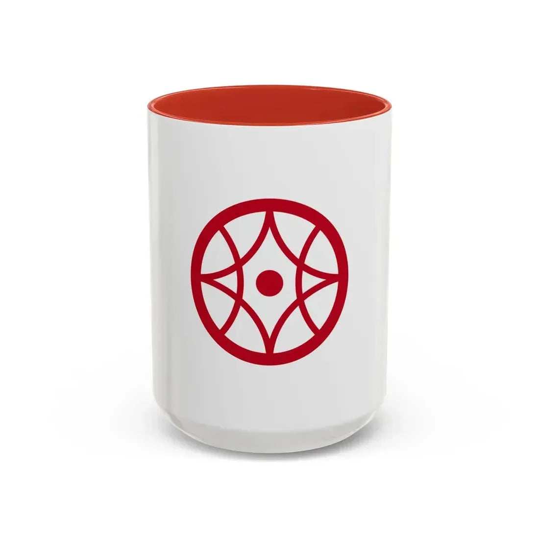 Flag of Yokkaichi Mie Japan - Accent Coffee Mug 15oz Red - Go Mug Yourself