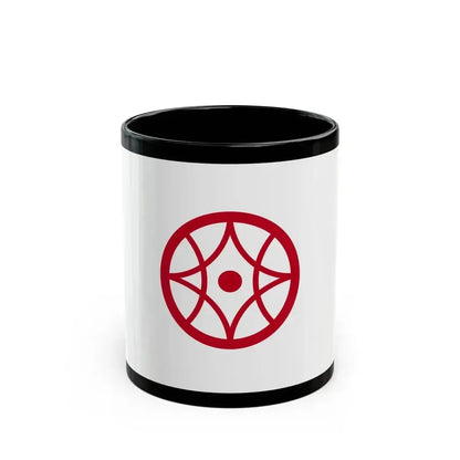Flag of Yokkaichi Mie Japan - Black Coffee Mug 11oz - Go Mug Yourself