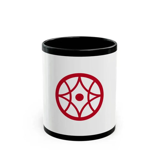 Flag of Yokkaichi Mie Japan - Black Coffee Mug 11oz - Go Mug Yourself