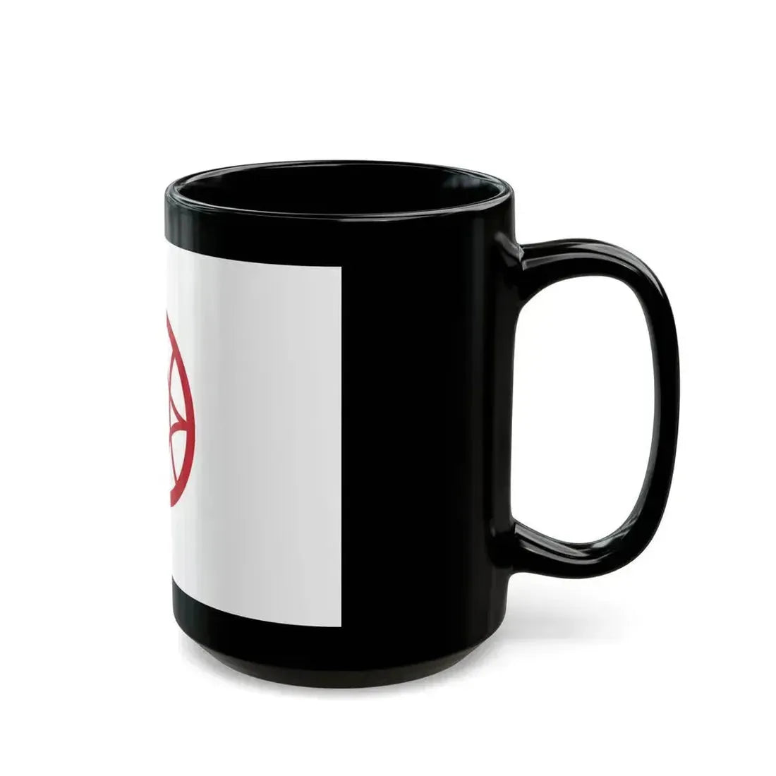 Flag of Yokkaichi Mie Japan - Black Coffee Mug - Go Mug Yourself