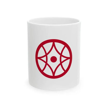 Flag of Yokkaichi Mie (Japan) White Coffee Mug 11oz - Go Mug Yourself
