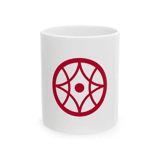 Flag of Yokkaichi Mie (Japan) White Coffee Mug 11oz - Go Mug Yourself