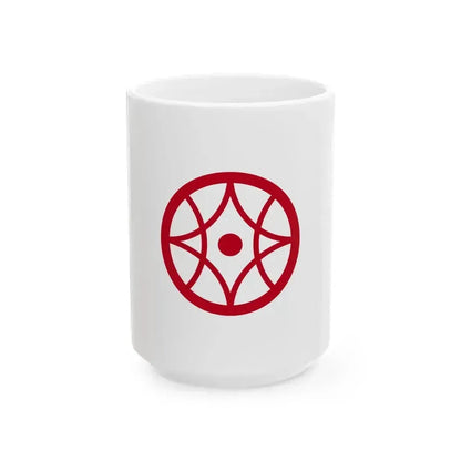 Flag of Yokkaichi Mie Japan - White Coffee Mug 15oz - Go Mug Yourself