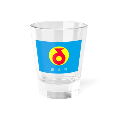 Flag of Yokohama Aomori (Japan) Shot Glass 1.5oz 1.5oz - Go Mug Yourself