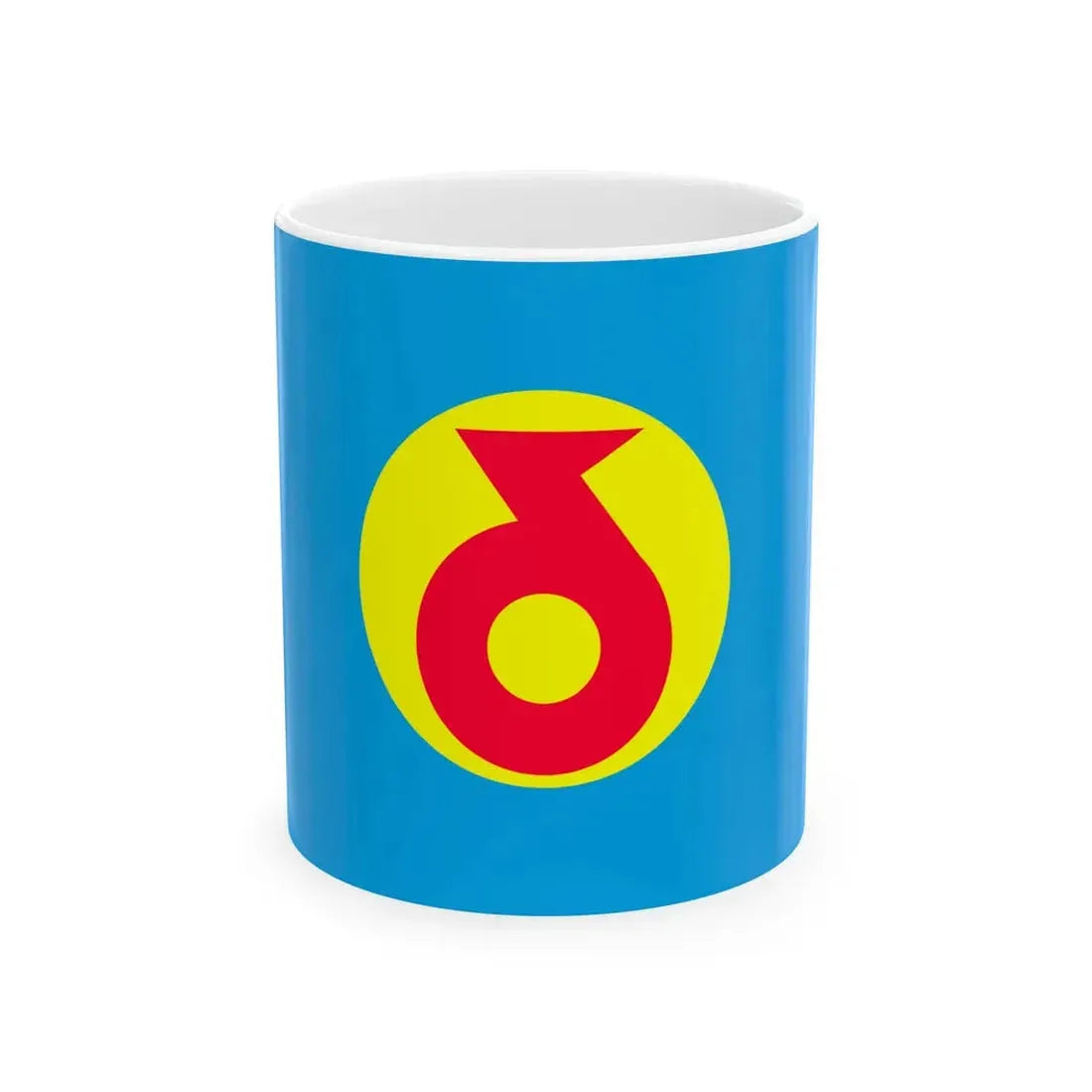 Flag of Yokohama Aomori no text (Japan) White Coffee Mug 11oz - Go Mug Yourself