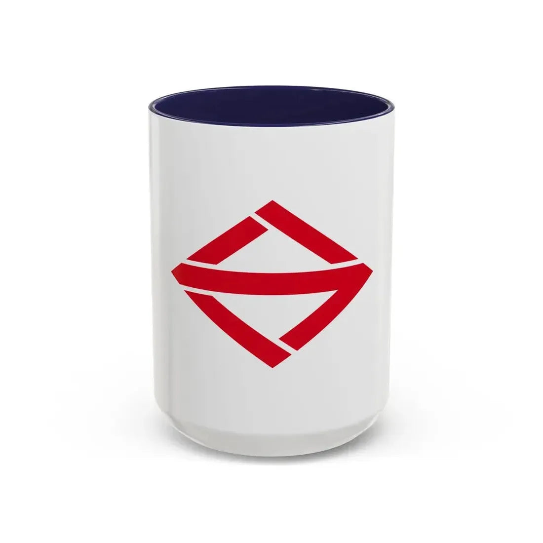 Flag of Yokohama Kanagawa Japan - Accent Coffee Mug 15oz Navy - Go Mug Yourself