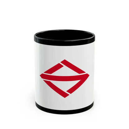 Flag of Yokohama Kanagawa Japan - Black Coffee Mug 11oz - Go Mug Yourself