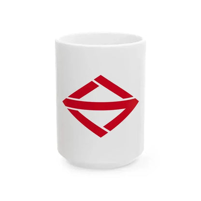 Flag of Yokohama Kanagawa Japan - White Coffee Mug 15oz - Go Mug Yourself