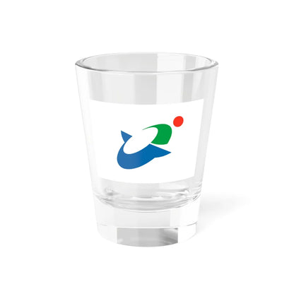 Flag of Yokoshibahikari Chiba (Japan) Shot Glass 1.5oz 1.5oz - Go Mug Yourself