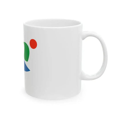 Flag of Yokoshibahikari Chiba (Japan) White Coffee Mug - Go Mug Yourself