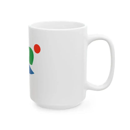Flag of Yokoshibahikari Chiba (Japan) White Coffee Mug - Go Mug Yourself