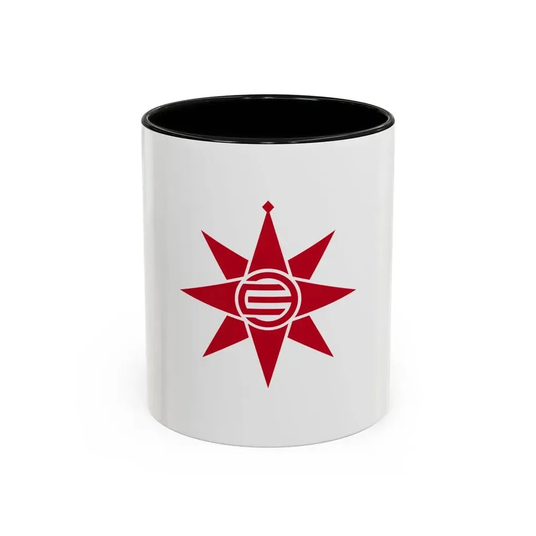 Flag of Yokosuka Kanagawa Japan - Accent Coffee Mug 11oz Black - Go Mug Yourself