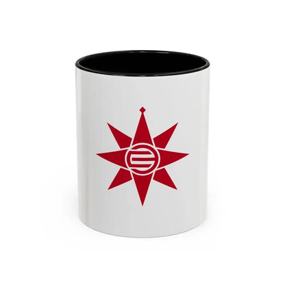 Flag of Yokosuka Kanagawa Japan - Accent Coffee Mug 11oz Black - Go Mug Yourself
