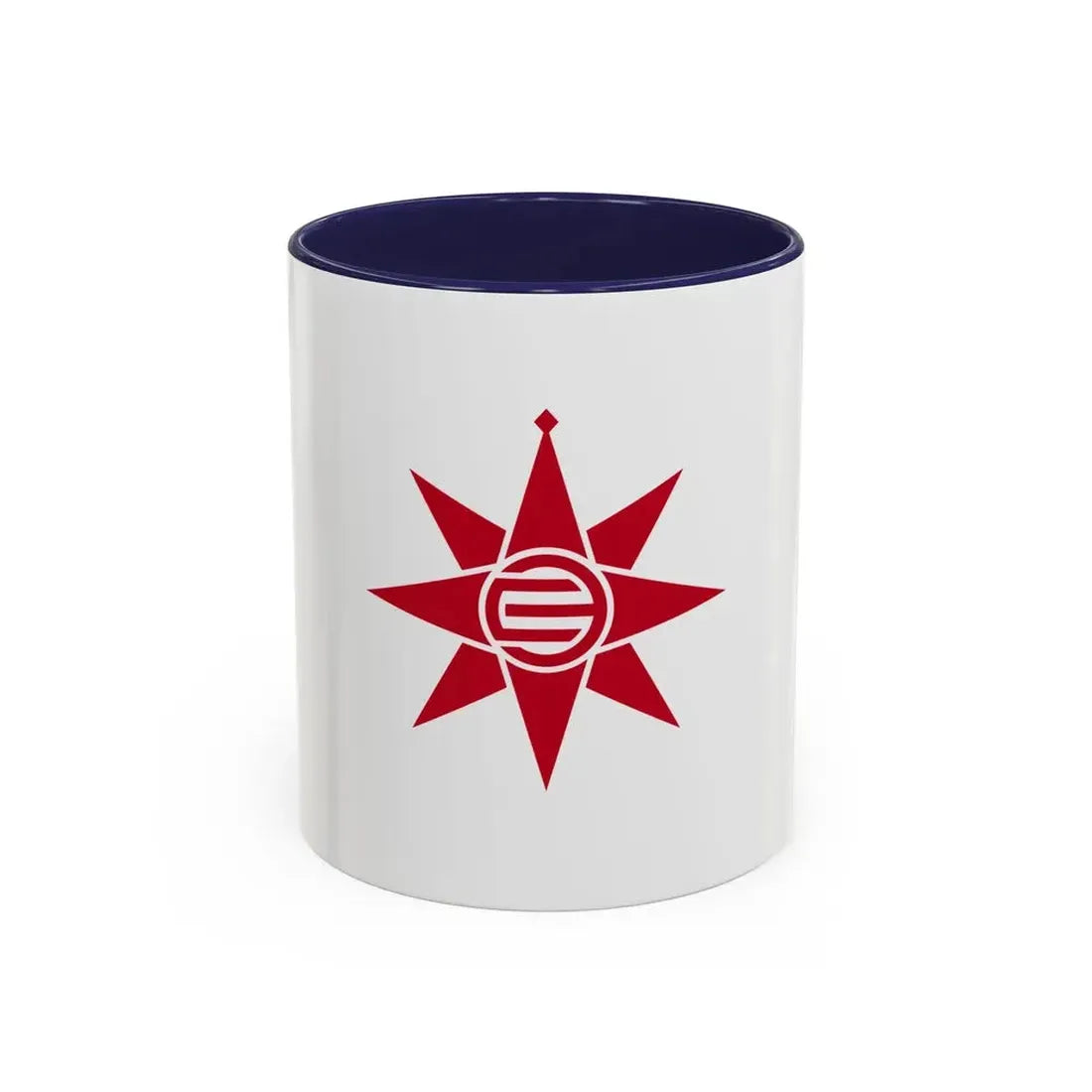 Flag of Yokosuka Kanagawa Japan - Accent Coffee Mug 11oz Navy - Go Mug Yourself