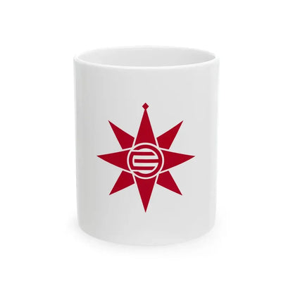 Flag of Yokosuka Kanagawa (Japan) White Coffee Mug 11oz - Go Mug Yourself