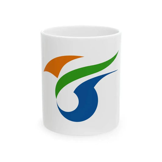 Flag of Yokote Akita (Japan) White Coffee Mug 11oz - Go Mug Yourself